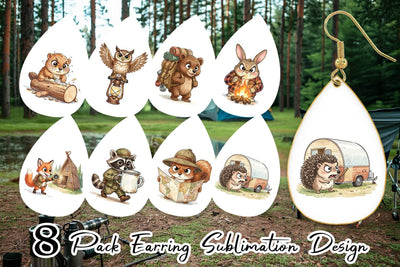 Earring Serious Survivalist Animal SVG artnoy 