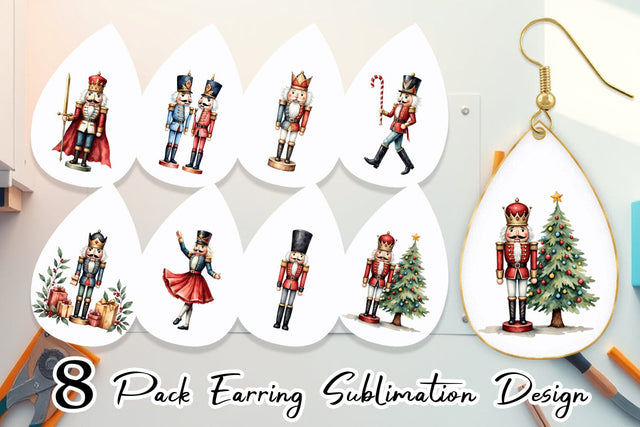 Earring Timeless Nutcracker Sublimation artnoy 