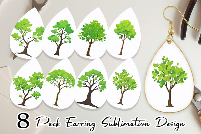 Earring Tree Sublimation artnoy 