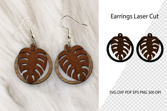 Earrings Laser Cut. Laser Cut earrings SVG. Earrings SVG. SVG Samaha Design 