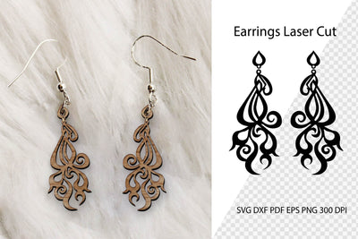 Earrings Laser Cut. Laser Cut earrings SVG. Earrings SVG. SVG Samaha Design 