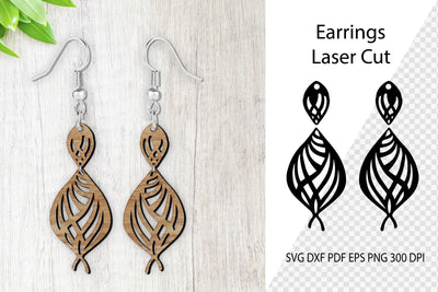 Earrings Laser Cut. Laser Cut earrings SVG. Earrings SVG. SVG Samaha Design 