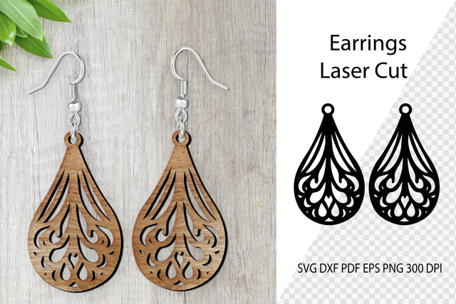 Earrings Laser Cut. Laser Cut earrings SVG. Earrings SVG. SVG Samaha Design 
