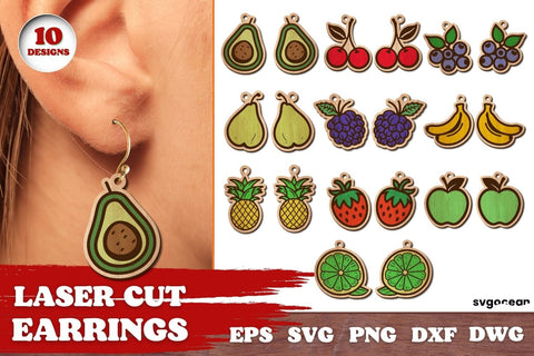 Earrings Laser Cut Mega Bundle SVG SvgOcean 