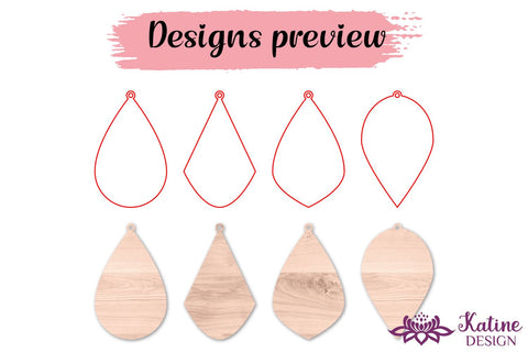 Earrings SVG, Glowforge Earrings, Laser Cut Earrings, Glowforge SVG, Earrings Laser Cut, Laser Cut Files,Geometric Earrings, Earrings Bundle, Earrings Template, Jewelry SVG. Laser Cut File for Glowforge and Laser Cutting Machines SVG KatineDesign 
