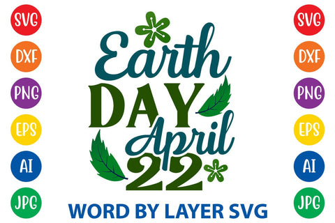 Earth Day April 22 SVG DESIGN SVG Rafiqul20606 