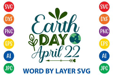 Earth Day April 22 SVG DESIGN SVG Rafiqul20606 