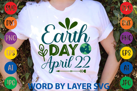 Earth Day April 22 SVG DESIGN SVG Rafiqul20606 