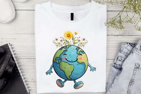 Earth day clipart Sublimation Design Sublimation Regulrcrative 