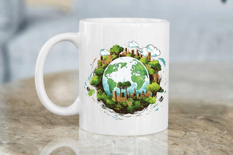 Earth day clipart Sublimation Design SVG Regulrcrative 