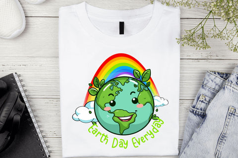 Earth day everyday Sublimation Design Sublimation Regulrcrative 
