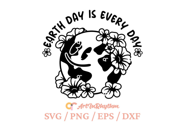 Earth Day Is Every Day Svg, Happy Earth Day Svg, Earth Day Svg, Save the Earth Svg SVG Artinrhythm shop 