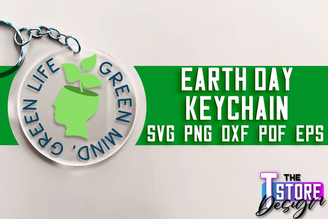 Earth Day Keychain SVG Design | Earth SVG Quotes | Keychain Design SVG The T Store Design 