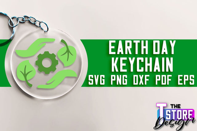 Earth Day Keychain SVG Design | Earth SVG Quotes | Keychain Design SVG The T Store Design 