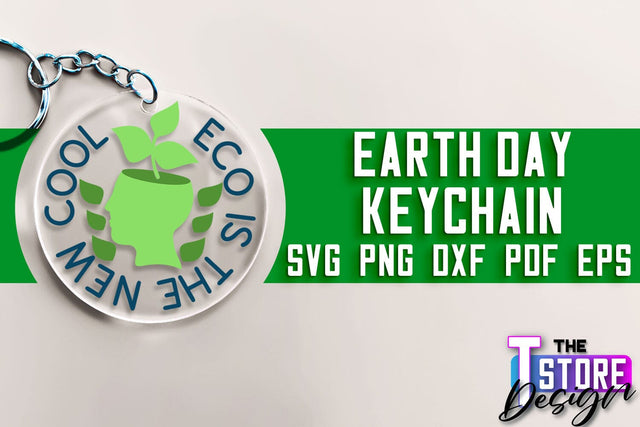 Earth Day Keychain SVG Design | Earth SVG Quotes | Keychain Design SVG The T Store Design 