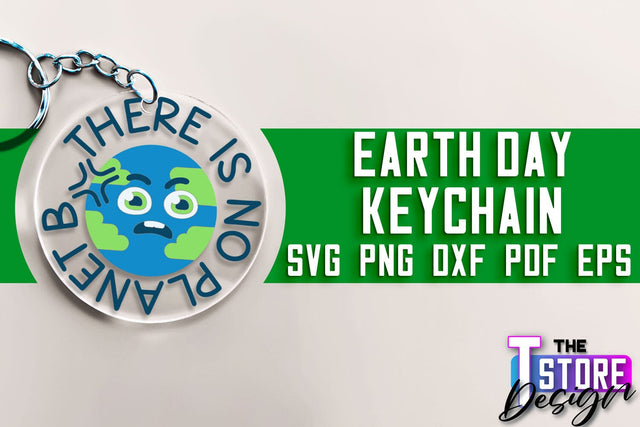 Earth Day Keychain SVG Design | Earth SVG Quotes | Keychain Design SVG The T Store Design 