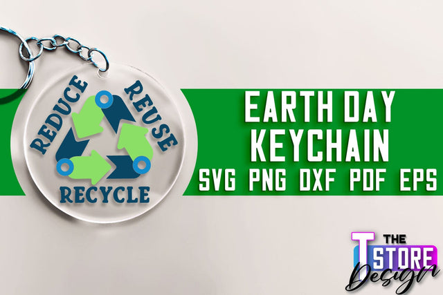 Earth Day Keychain SVG Design | Earth SVG Quotes | Keychain Design SVG The T Store Design 