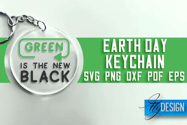 Earth Day Keychain SVG | Earth Day SVG Quotes | SVG File SVG Fly Design 