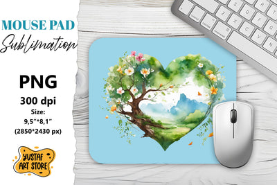 Earth Day mouse pad sublimation. Sublimation Yustaf Art Store 