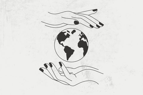 Earth in Woman Hands Svg file, Earth Svg, World with hands Svg, World Svg, Earth day shirt svg, Save the earth digital file, Earth shirt Svg SVG DesignDestine 