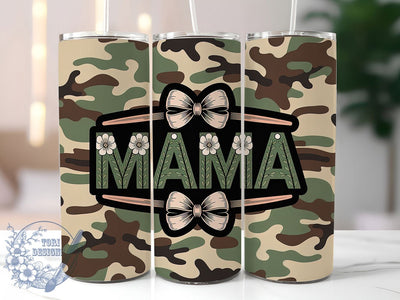 Earthy Mama Nature 20oz Tumbler, Sublimation Gift, Earthy Mama Mug, 20oz Tumbler Design, Green Brown Pattern, Mom Appreciation Theme, Nature Wrap Sublimation ToriDesigns 
