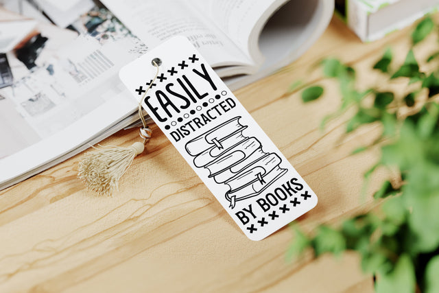 Easily Distracted By Books SVG Design SVG Designangry 