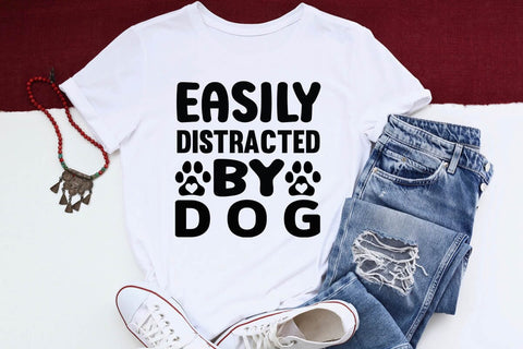Easily distracted by dog SVG Angelina750 