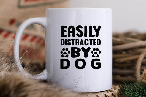 Easily distracted by dog SVG Angelina750 