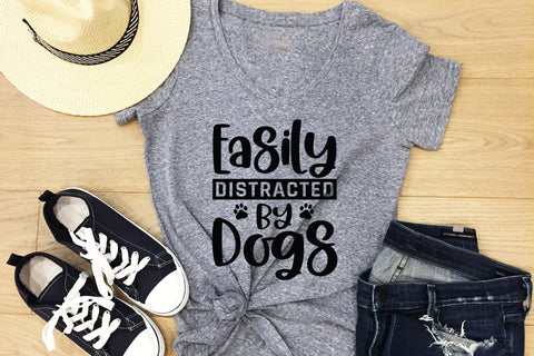 Easily Distracted by Dogs | Dog SVG SVG CraftLabSVG 