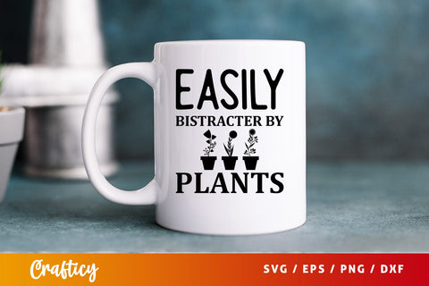 Easily distracted by plants SVG Design SVG Designangry 