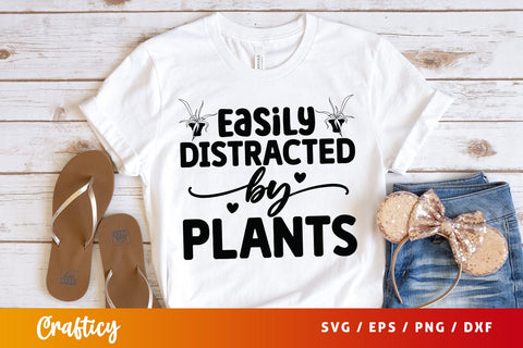 Easily distracted by plants SVG Design SVG Designangry 