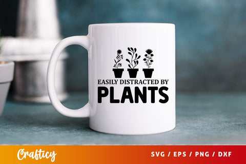 Easily distracted by plants SVG Design SVG Designangry 