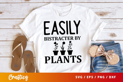 Easily distracted by plants SVG Design SVG Designangry 