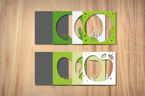 Easter 3D layered photo frame SVG dadan_pm 