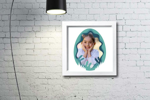 Easter 3D layered photo frame svg, dxf, eps, png SVG dadan_pm 