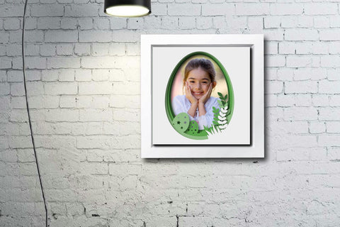 Easter 3D layered photo frame svg, dxf, eps, png SVG dadan_pm 