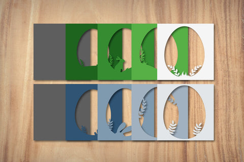 Easter 3D layered photo frame svg, dxf, eps, png SVG dadan_pm 