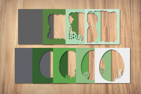 Easter 3D layered photo frame svg, dxf, eps, png SVG dadan_pm 