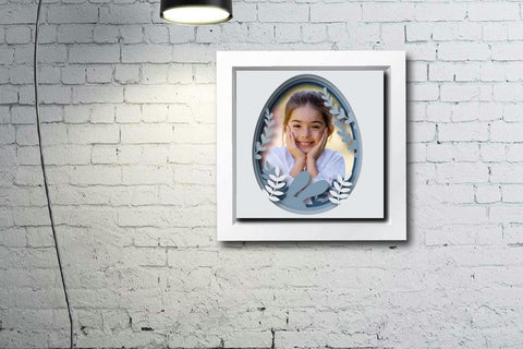 Easter 3D layered photo frame svg, dxf, eps, png SVG dadan_pm 