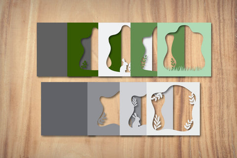 Easter 3D layered photo frame svg, dxf, eps, png SVG dadan_pm 