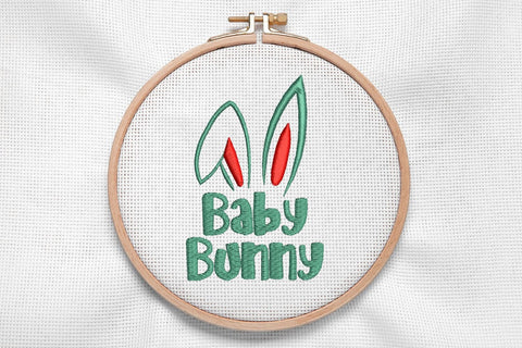 Easter Baby Bunny for Machine Embroidery Embroidery/Applique DESIGNS SvgOcean 