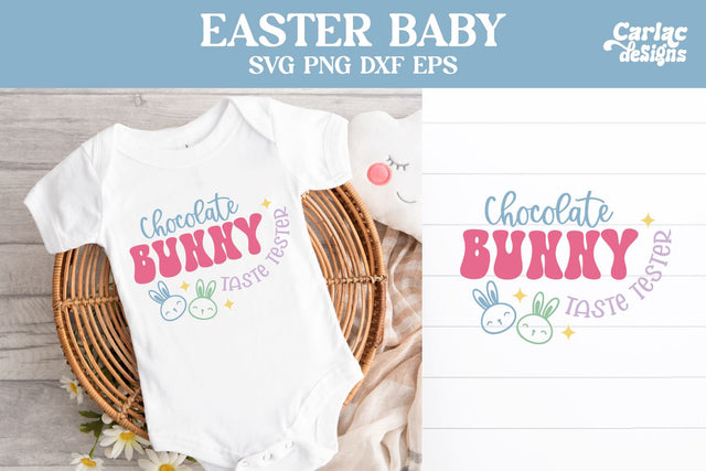 Easter Baby Design, Chocolate Bunny Taste Tester SVG Carla C Designs 
