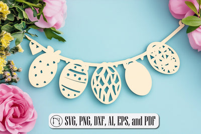 Easter Banners Laser Cut SVG cut file SVG MD JOYNAL ABDIN 