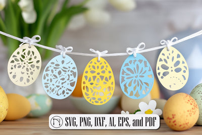 Easter Banners Laser Cut SVG cut file SVG MD JOYNAL ABDIN 