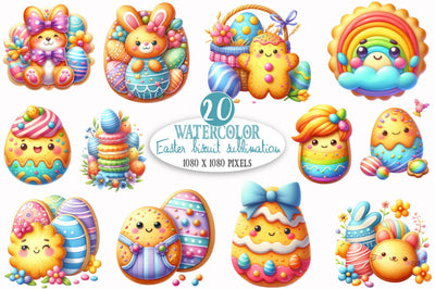 Easter Biscuit Sublimation Bundle Sublimation SVGista 