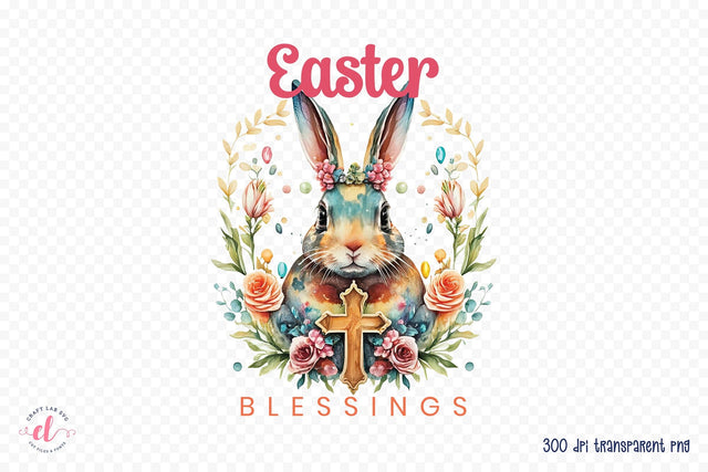 Easter Blessings Sublimation Transfer Sublimation CraftLabSVG 