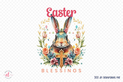 Easter Blessings Sublimation Transfer Sublimation CraftLabSVG 