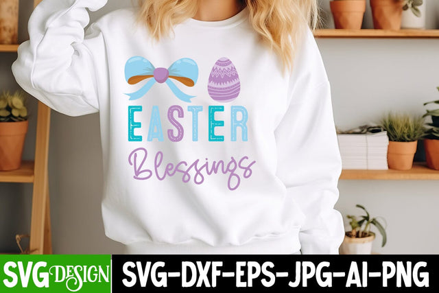 Easter Blessings SVG Design,Easter Blessings SVG Cut File,,Happy Easter SVG Design.Easter SVG Cut File,Easter Day Shirt Design,Easter Day Sublimation PNG SVG BlackCatsMedia 