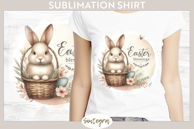 Easter Blessings v1 T-shirt Sublimation Sublimation Sintegra 
