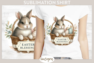 Easter Blessings v4 T-shirt Sublimation Sublimation Sintegra 